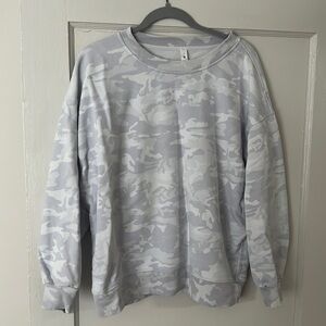 Lululemon Gray Camo Sweatshirt